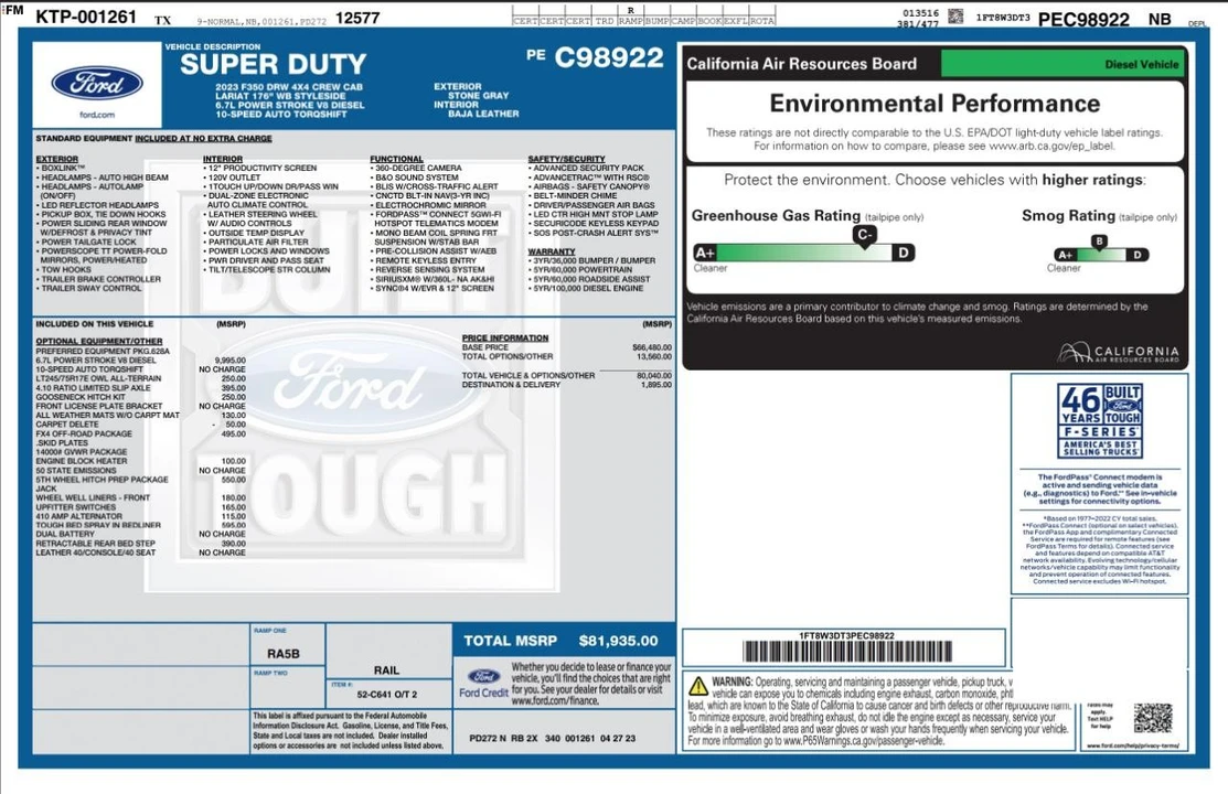 2023 Ford Super Duty 5th Gen - Image 4 of 31