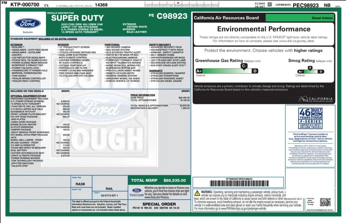 2023 Ford Super Duty 5th Gen - Image 4 of 31