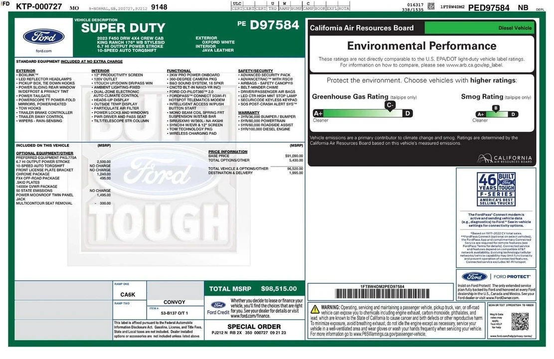 2023 Ford Super Duty 5th Gen - Image 6 of 12