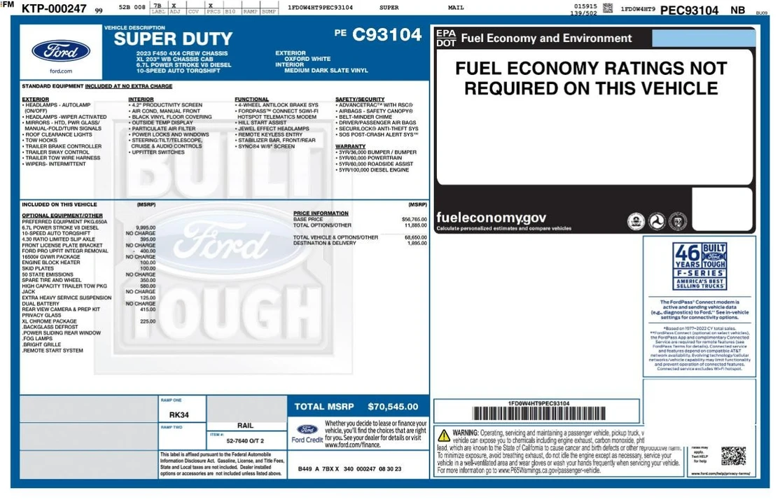 2023 Ford Super Duty 5th Gen - Image 4 of 12