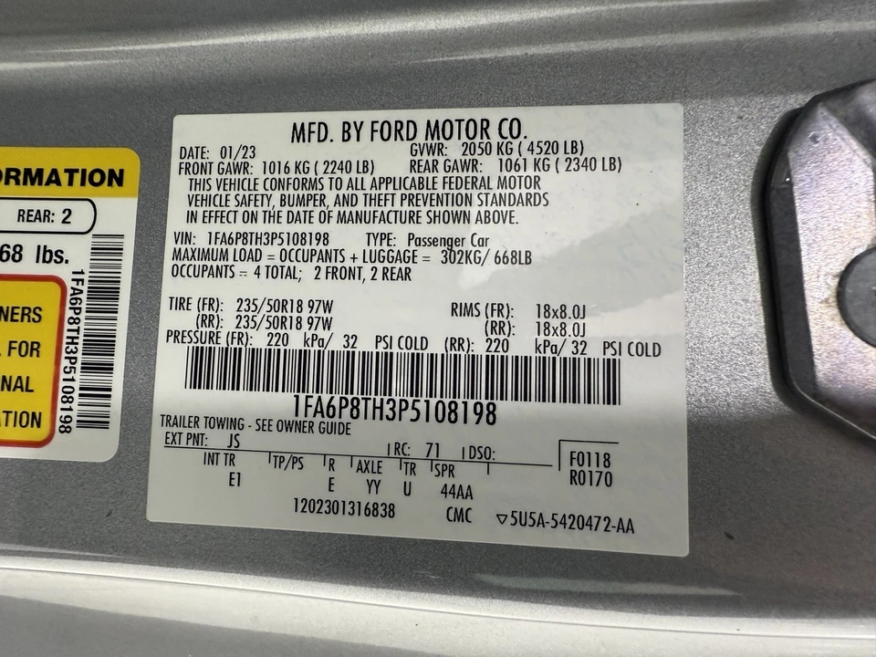 2023 Ford S550 Mustang - Image 12 of 12