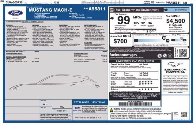 2023 Ford Mustang Mach-E - Image 2 of 20