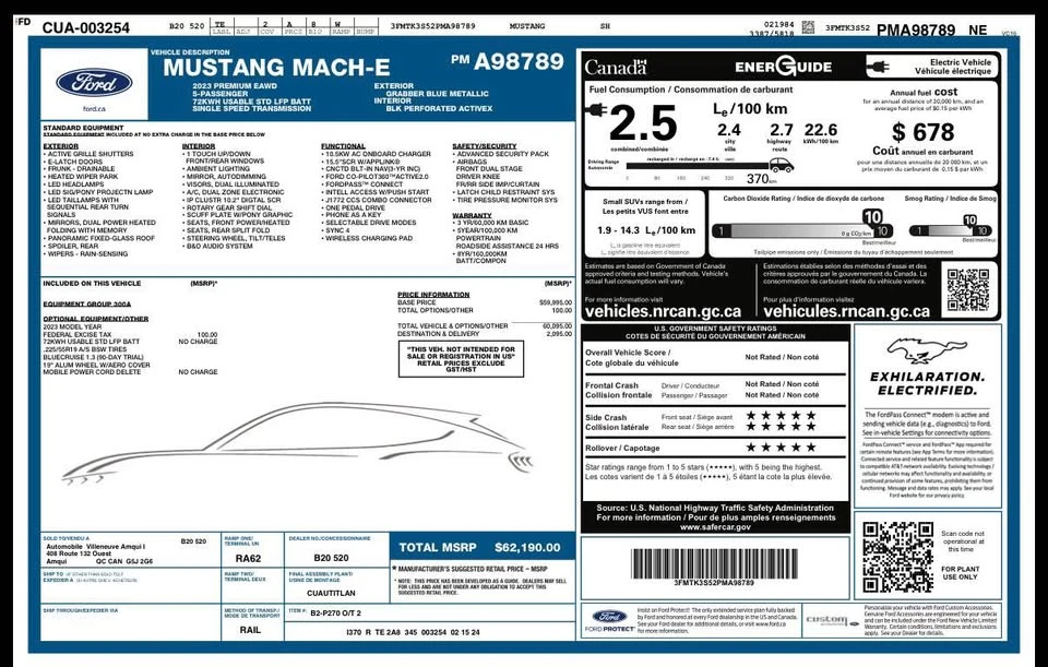 2023 Ford Mustang Mach-E - Image 2 of 16