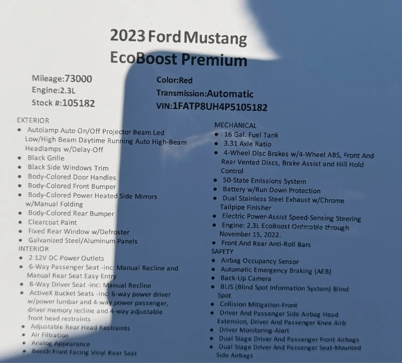 2023 Ford S550 Mustang - Image 12 of 12