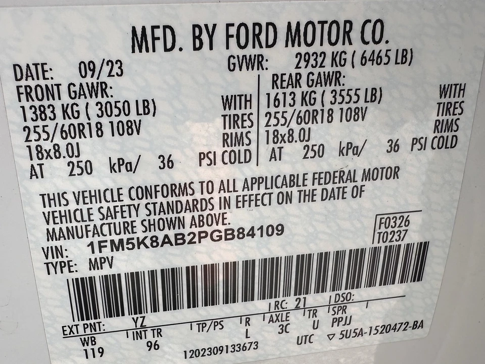 2023 Ford Explorer 6th Gen - Image 28 of 28