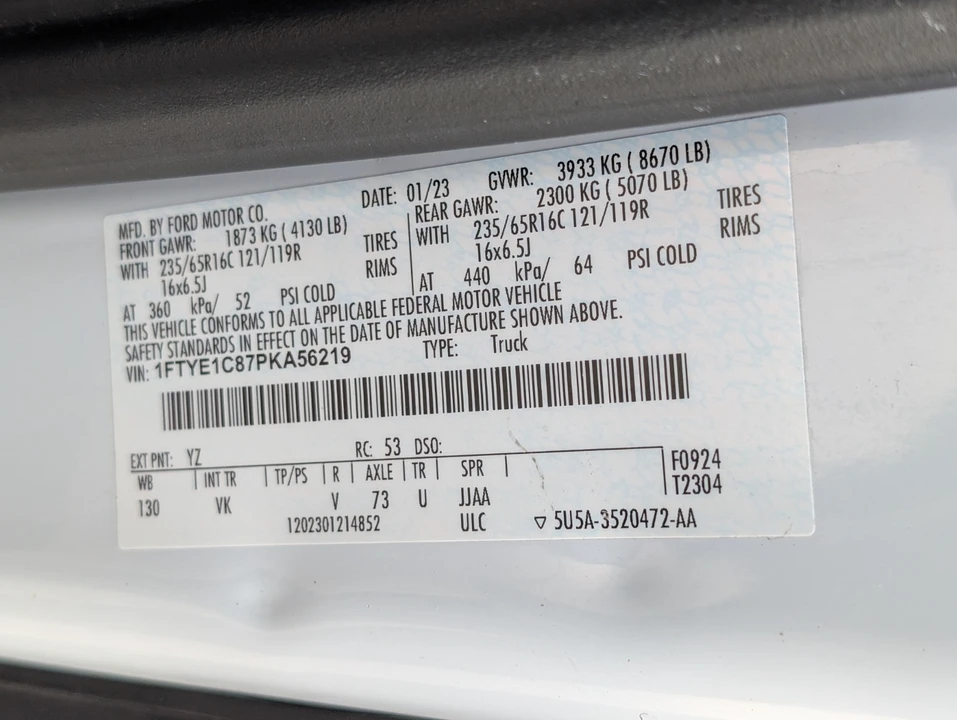2023 Ford Transit - Image 29 of 31