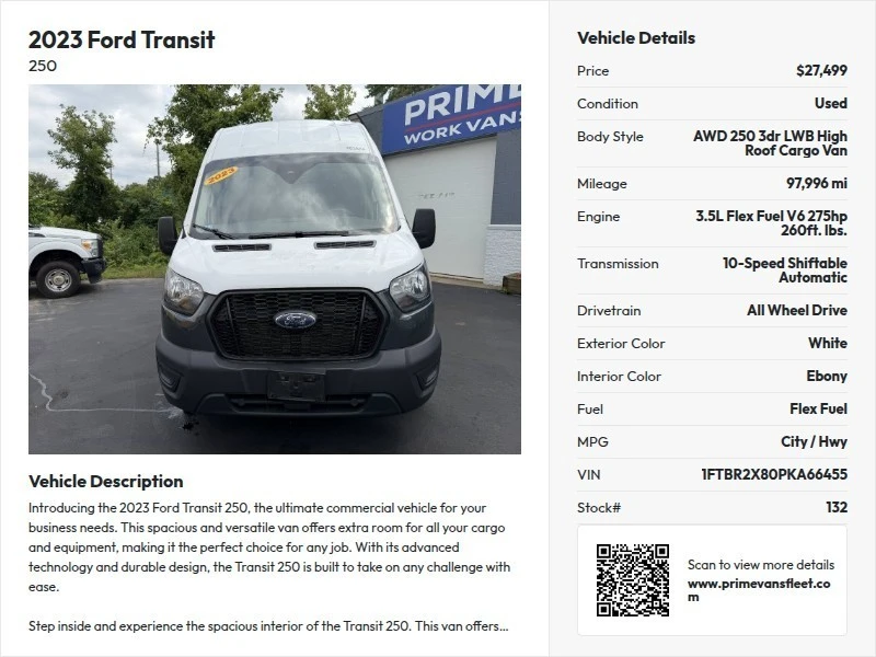 2023 Ford Transit - Image 22 of 22