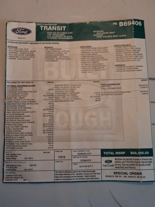2023 Ford Transit - Image 28 of 31