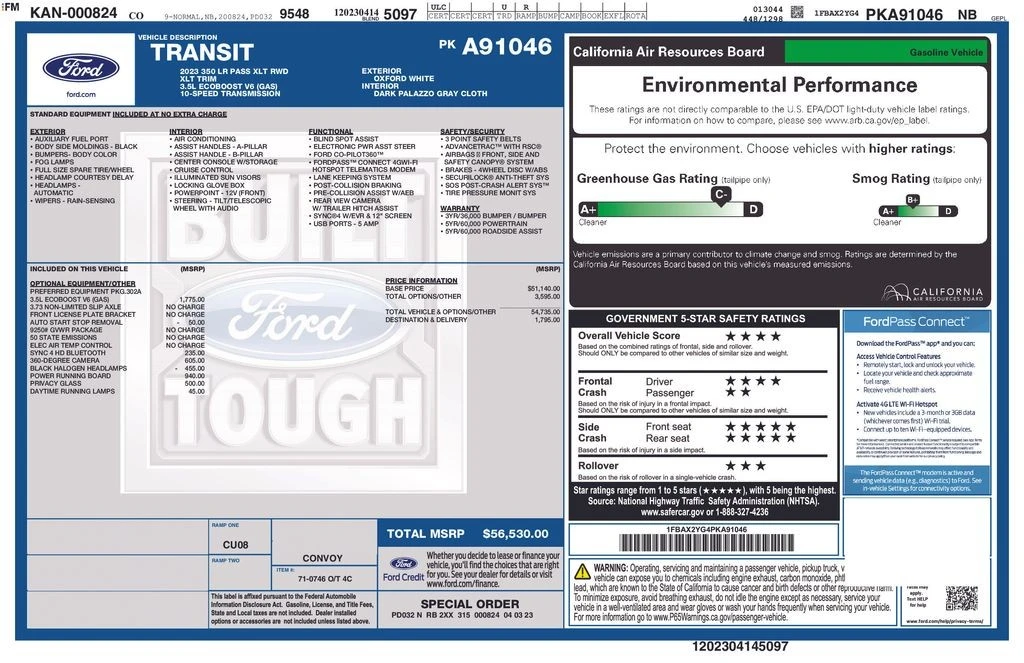 2023 Ford Transit - Image 4 of 12
