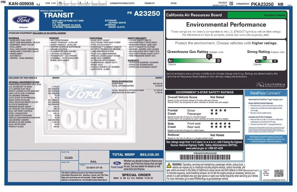 2023 Ford Transit - Image 4 of 21