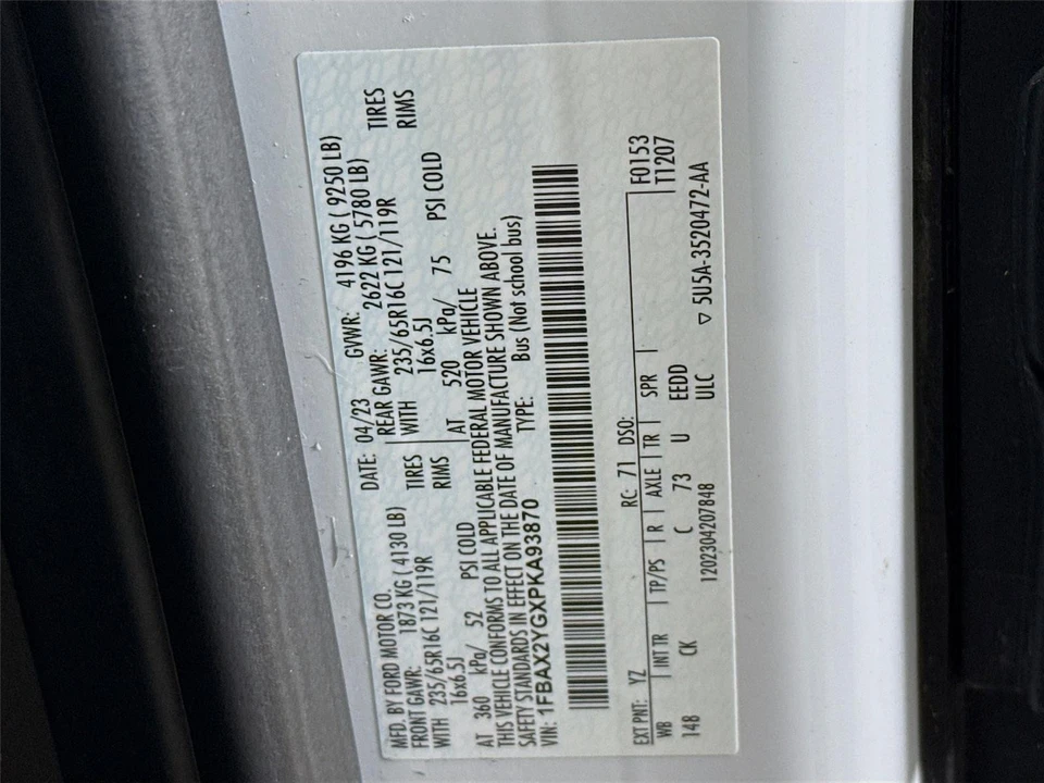 2023 Ford Transit - Image 14 of 14