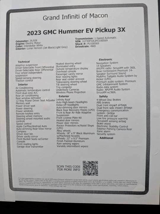 2023 GMC Hummer EV - Image 6 of 6