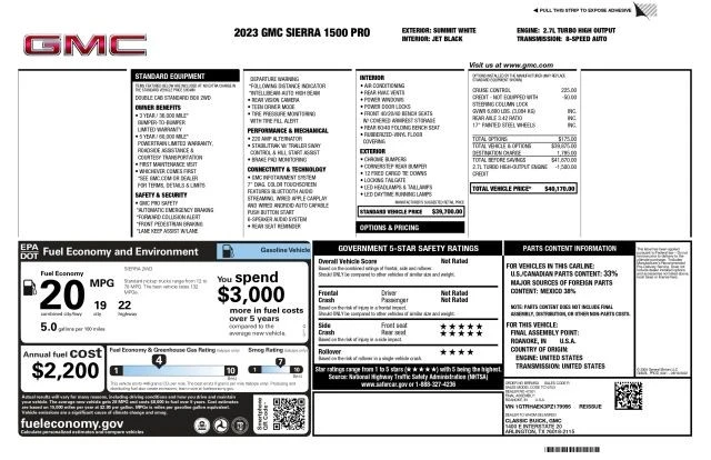 2023 GMC Sierra 5th Gen - Image 3 of 21