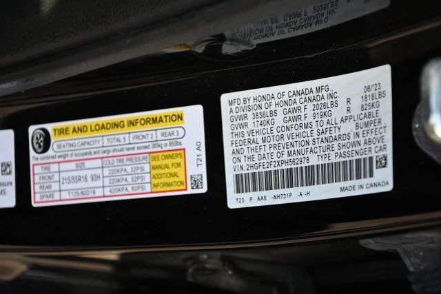 2023 Honda Civic 11th Gen - Image 18 of 18