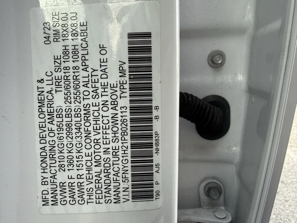 2023 Honda Pilot 4th Gen - Image 18 of 18