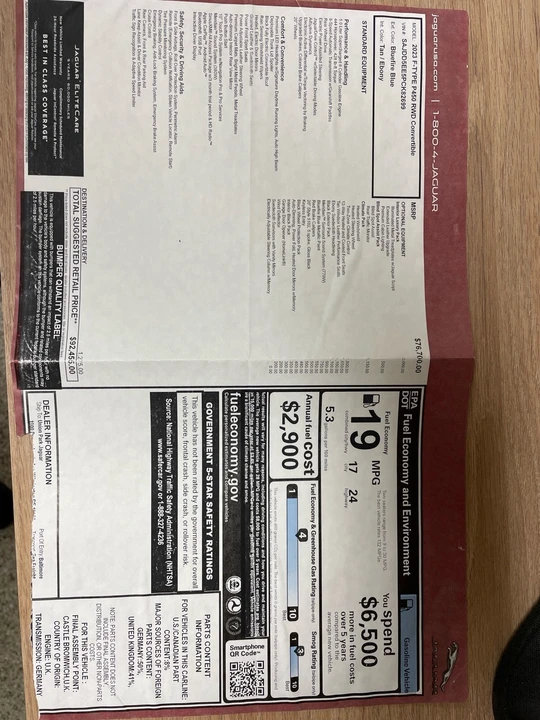 2023 Jaguar F-Type 2nd Gen - Image 13 of 13