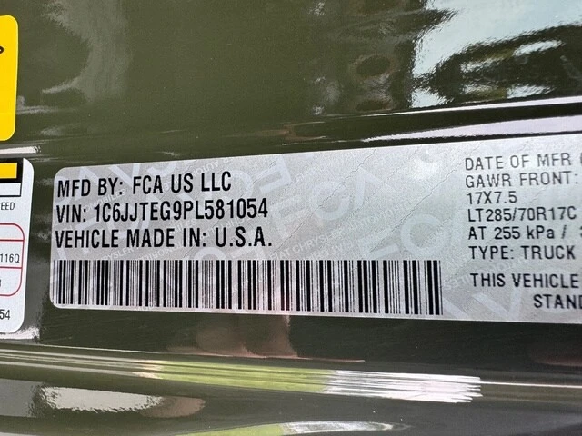 2023 Jeep JT Gladiator - Image 31 of 31
