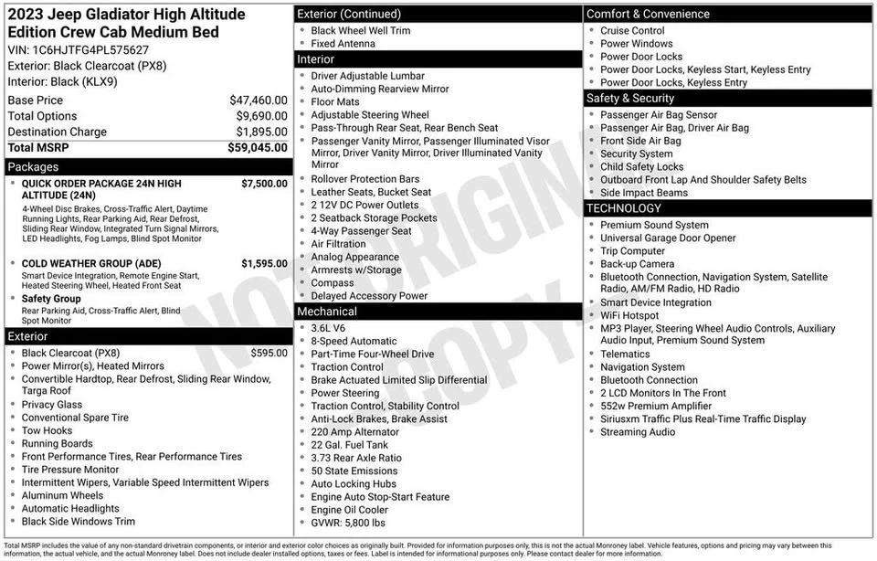 2023 Jeep JT Gladiator - Image 10 of 12