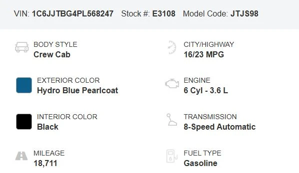 2023 Jeep JT Gladiator - Image 12 of 15