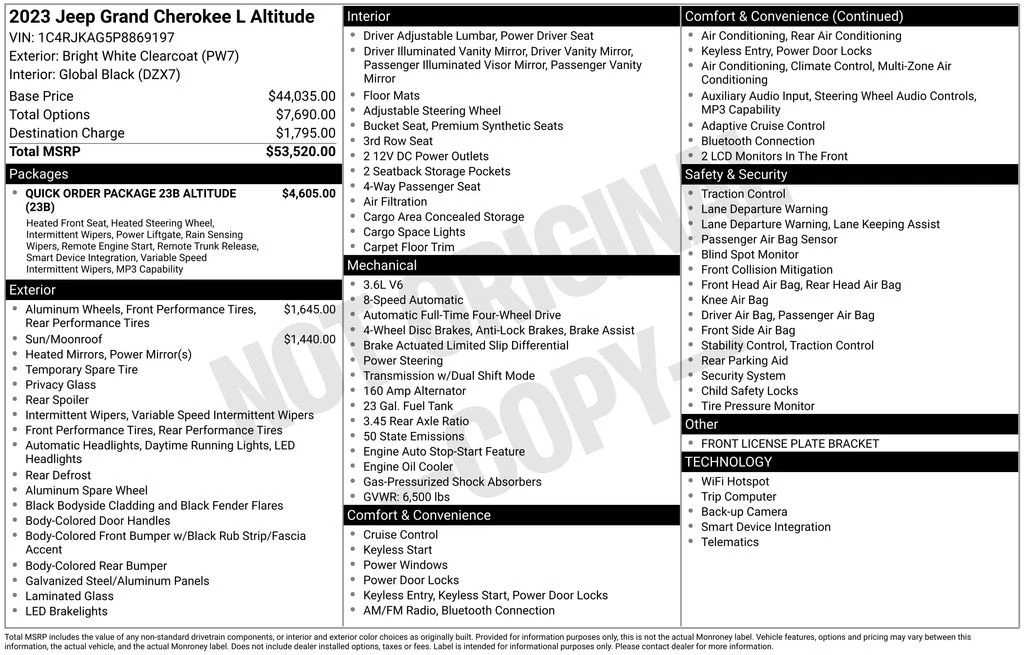 2023 Jeep WL Grand Cherokee - Image 4 of 31