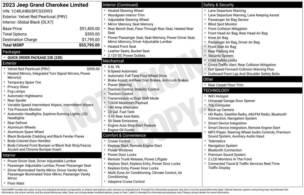 2023 Jeep WL Grand Cherokee - Image 4 of 31