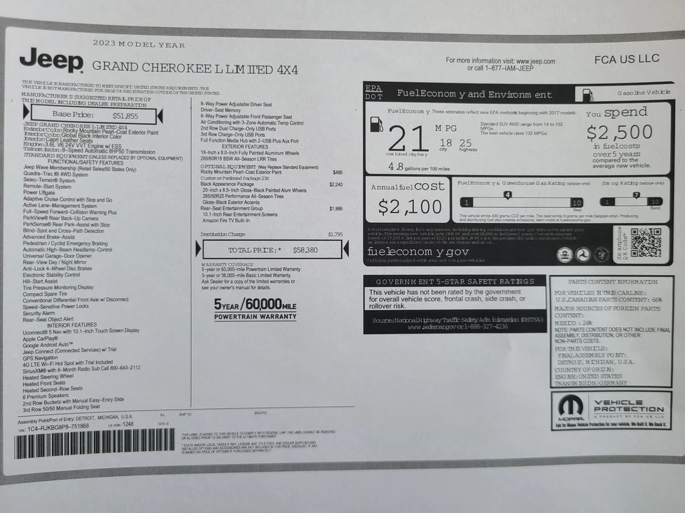 2023 Jeep WL Grand Cherokee - Image 29 of 29