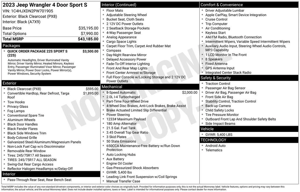 2023 Jeep JL Wrangler - Image 10 of 12