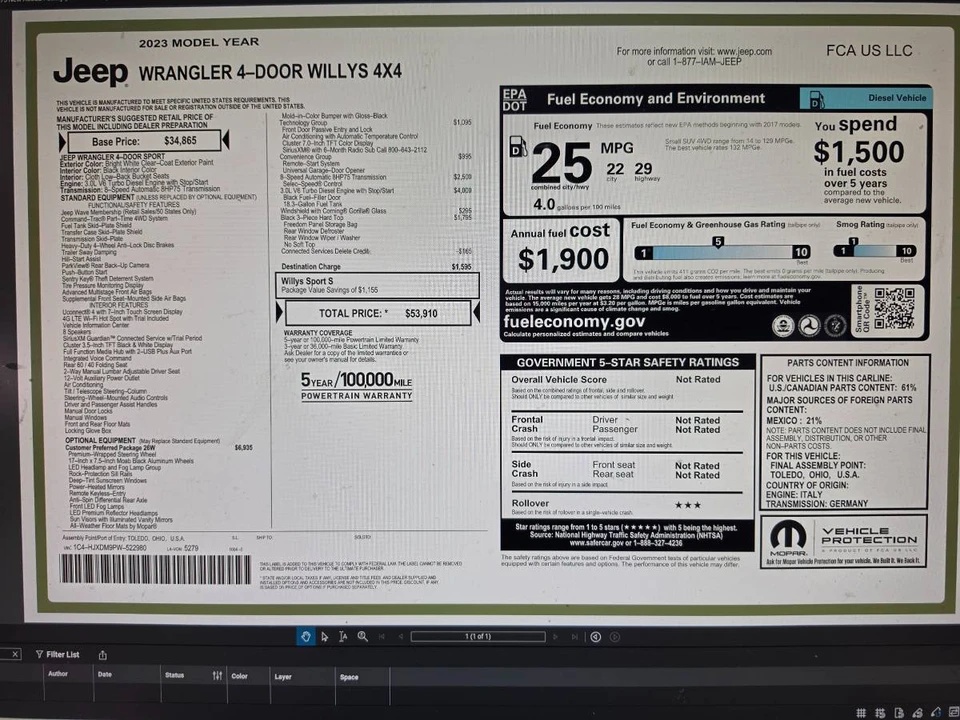 2023 Jeep JL Wrangler - Image 10 of 10
