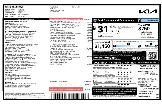 2023 Kia Optima/K5 - Image 3 of 21