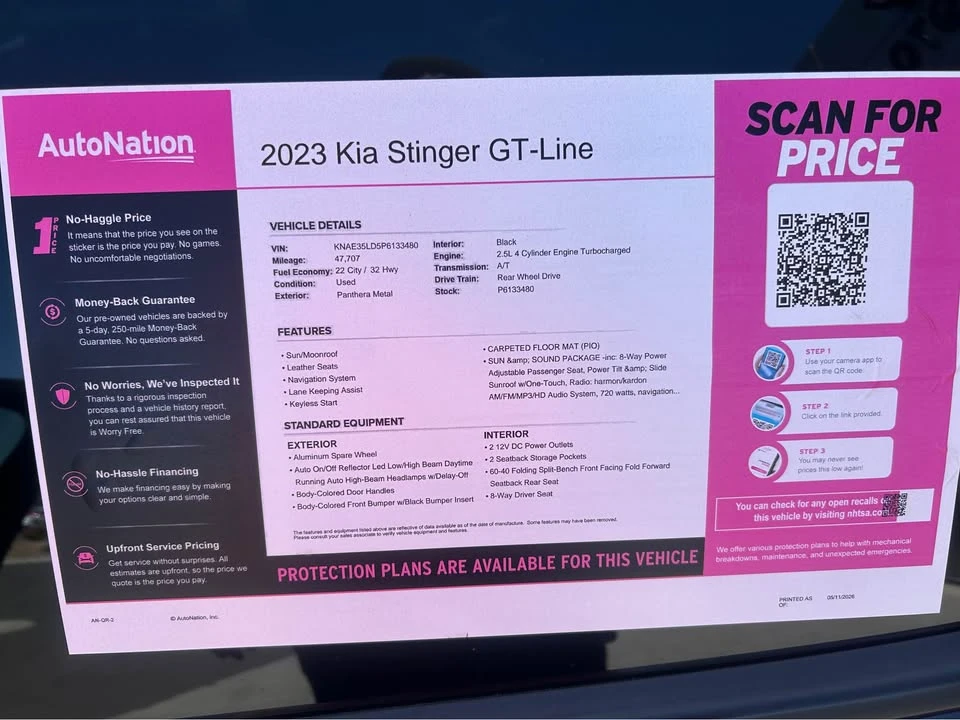 2023 Kia Stinger - Image 4 of 13