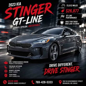 2023 Kia Stinger GT-Line