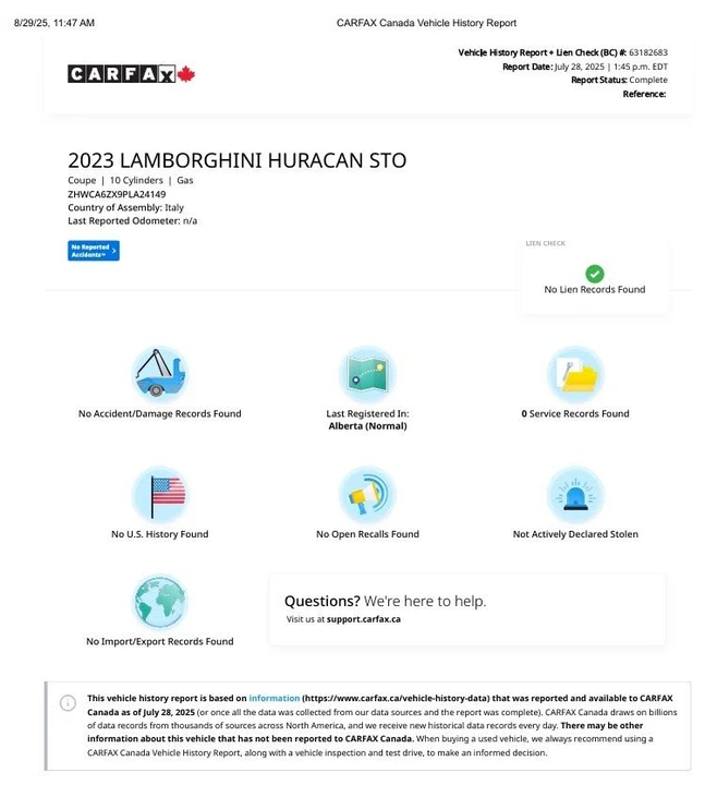 2023 Lamborghini Huracan - Image 19 of 19