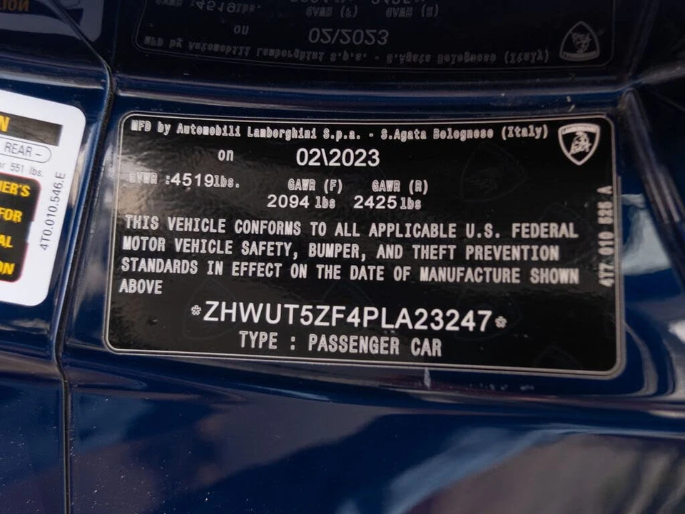 2023 Lamborghini Huracan LP610-2 EVO - Image 29 of 29
