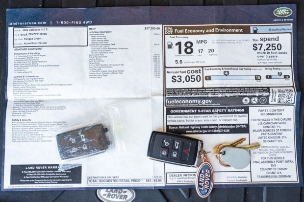 2023 Land Rover Defender L663 - Image 8 of 8