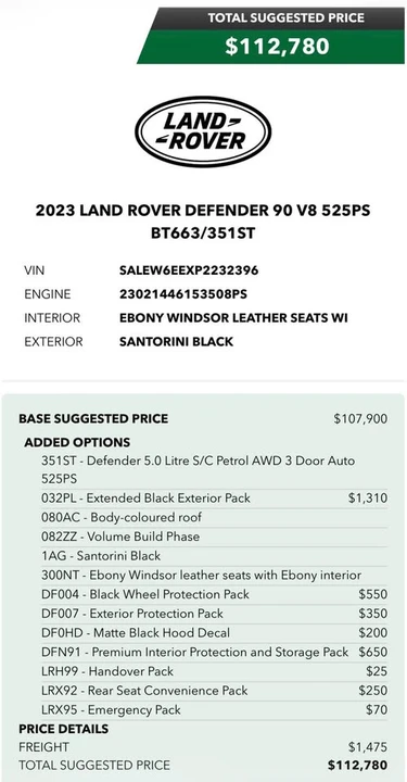 2023 Land Rover Defender V8 - Image 20 of 20