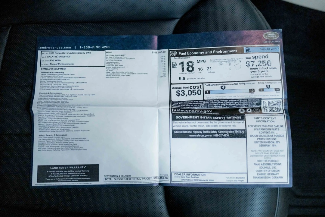 2023 Land Rover Range Rover L460 - Image 3 of 21