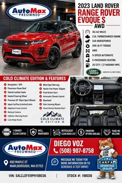 2023 Land Rover Range Rover Evoque S