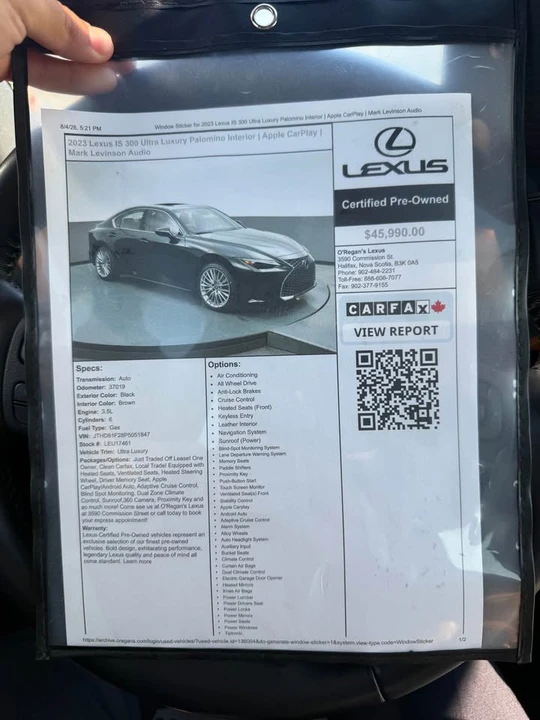 2023 Lexus IS 3rd Gen - Image 15 of 15