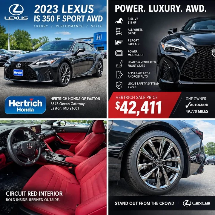 2023 Lexus IS 3rd Gen - Image 2 of 6