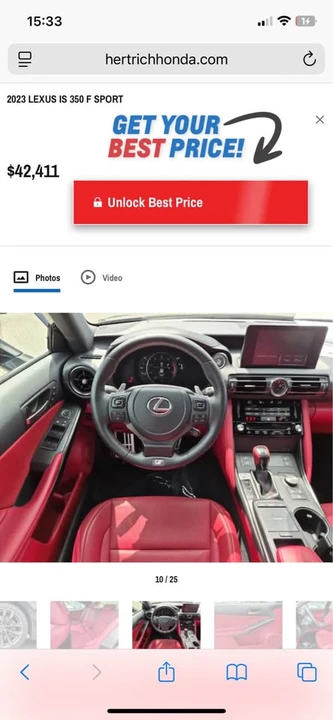 2023 Lexus IS 3rd Gen - Image 6 of 6