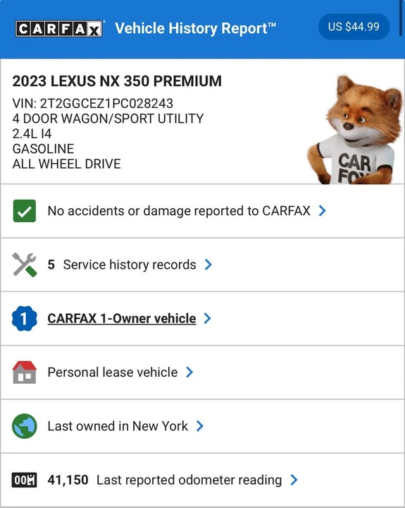 2023 Lexus NX 2nd Gen - Image 6 of 6