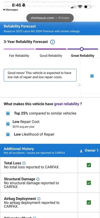 2023 Lexus NX 2nd Gen - Image 3 of 5