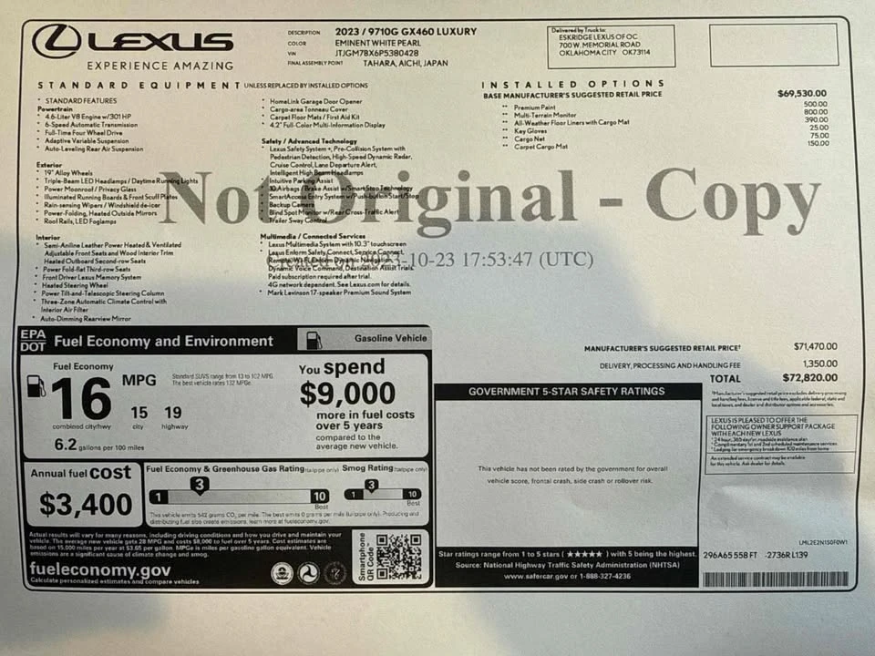 2023 Lexus GX 2nd Gen - Image 12 of 12
