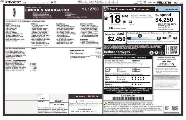 2023 Lincoln Navigator 4th Gen - Image 3 of 12