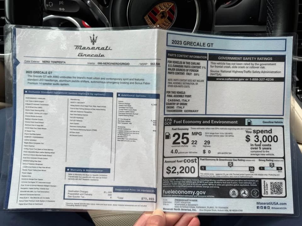 2023 Maserati Grecale - Image 15 of 20