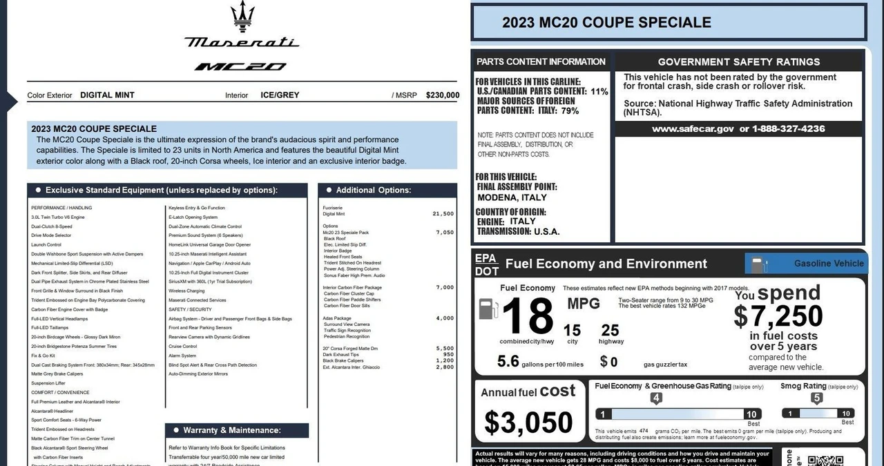 2023 Maserati MC20 - Image 10 of 12