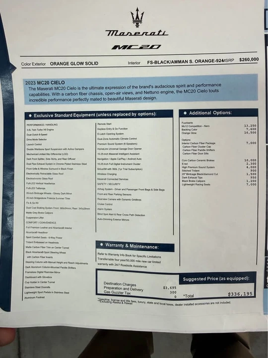 2023 Maserati MC20 Cielo - Image 18 of 18