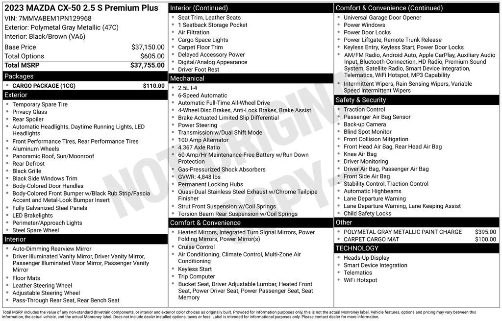 2023 Mazda CX-50 - Image 10 of 12