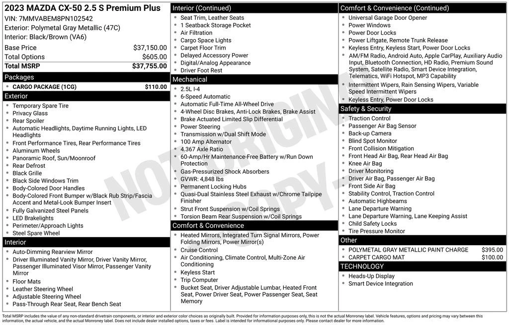 2023 Mazda CX-50 - Image 6 of 12