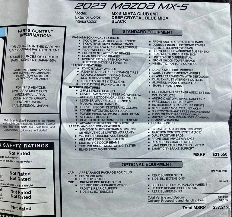 2023 Mazda ND MX-5 Miata - Image 26 of 27